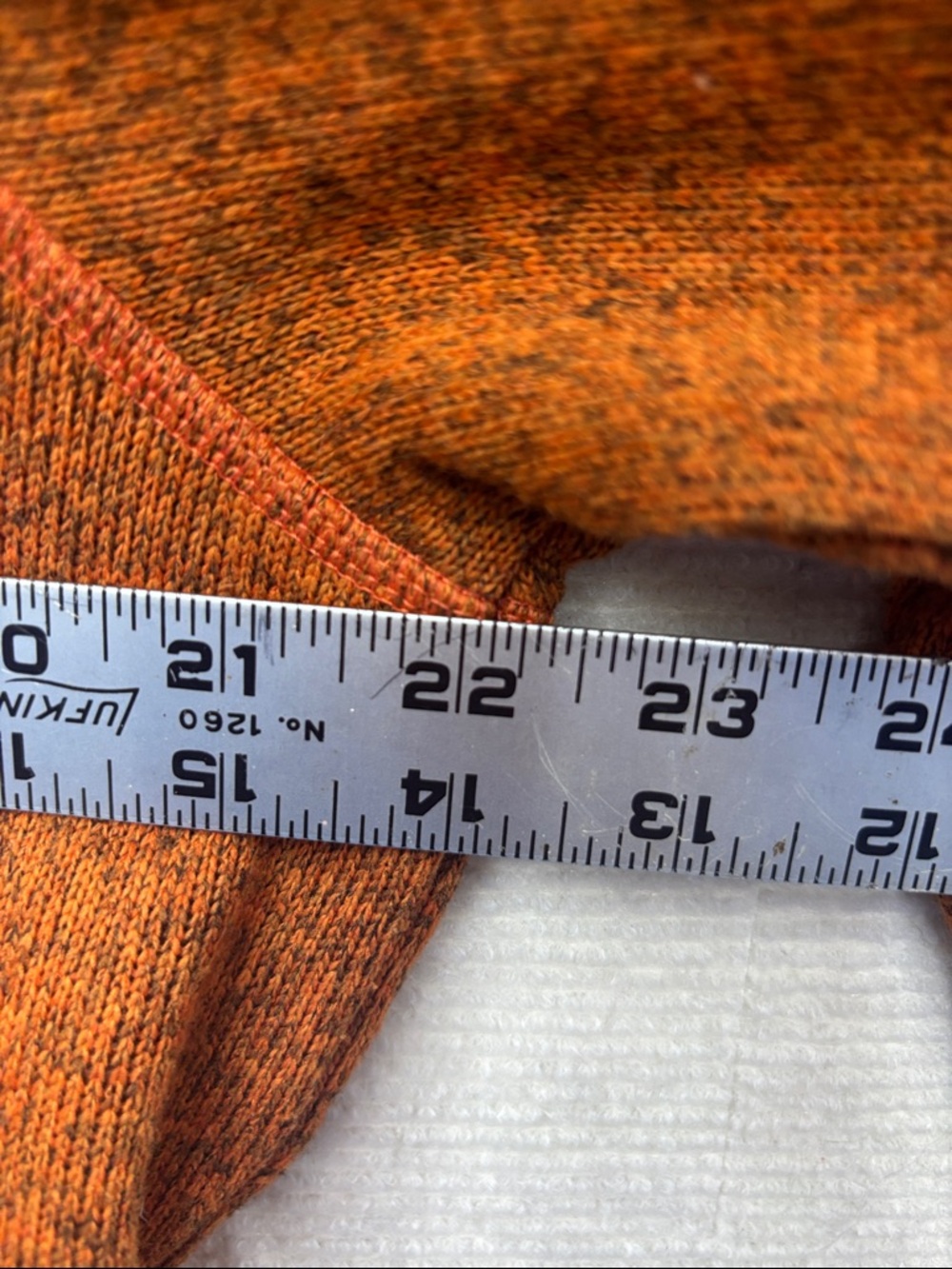 Peter MILLAR | medium Half-Zip Men's Sweater - Rust Orange - Picture 3 of 7